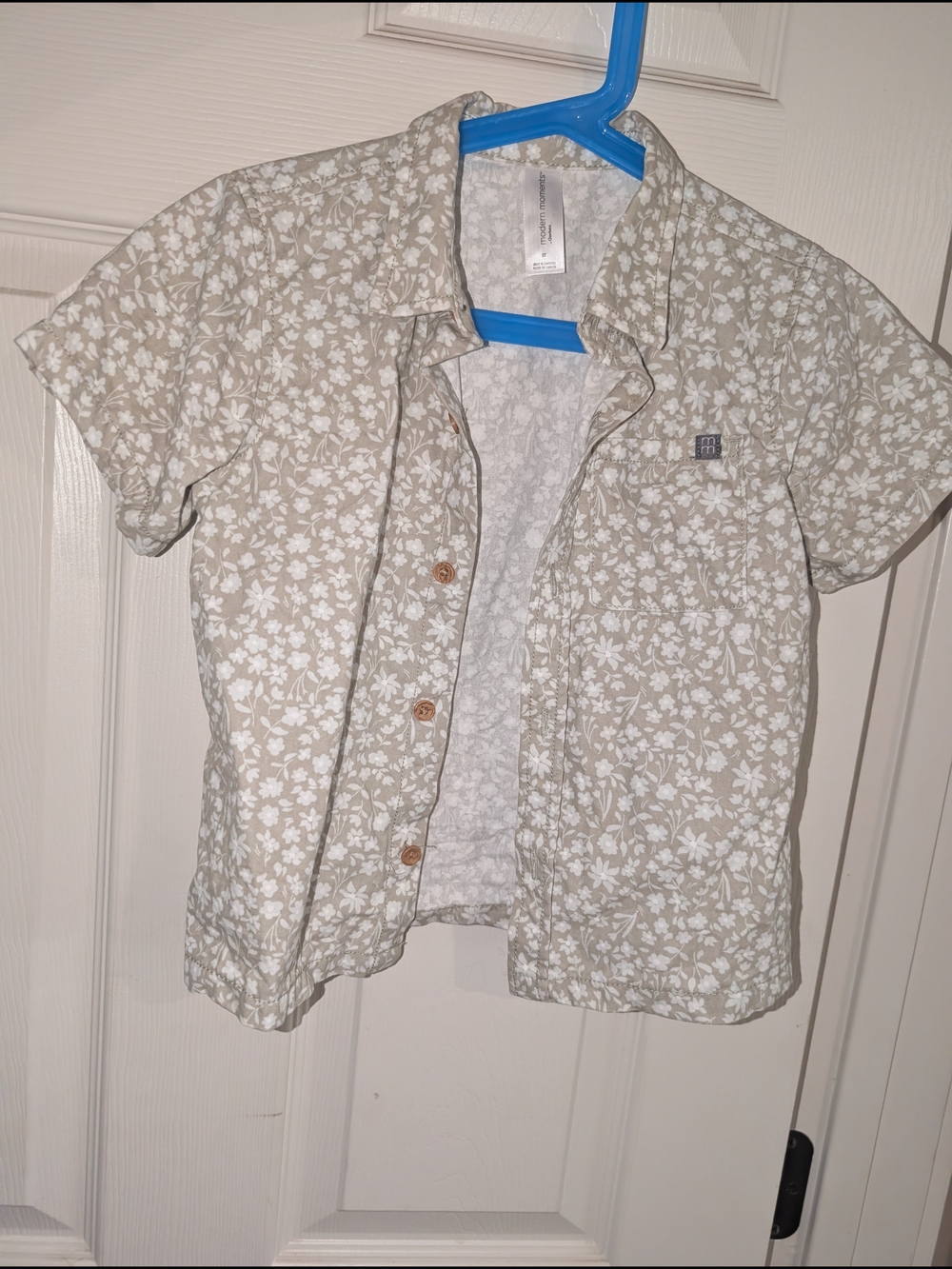 Sage Green Button Up 5T
